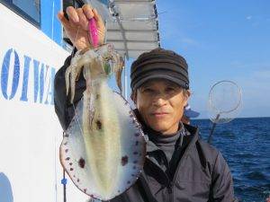 １９日アオリイカ便出船